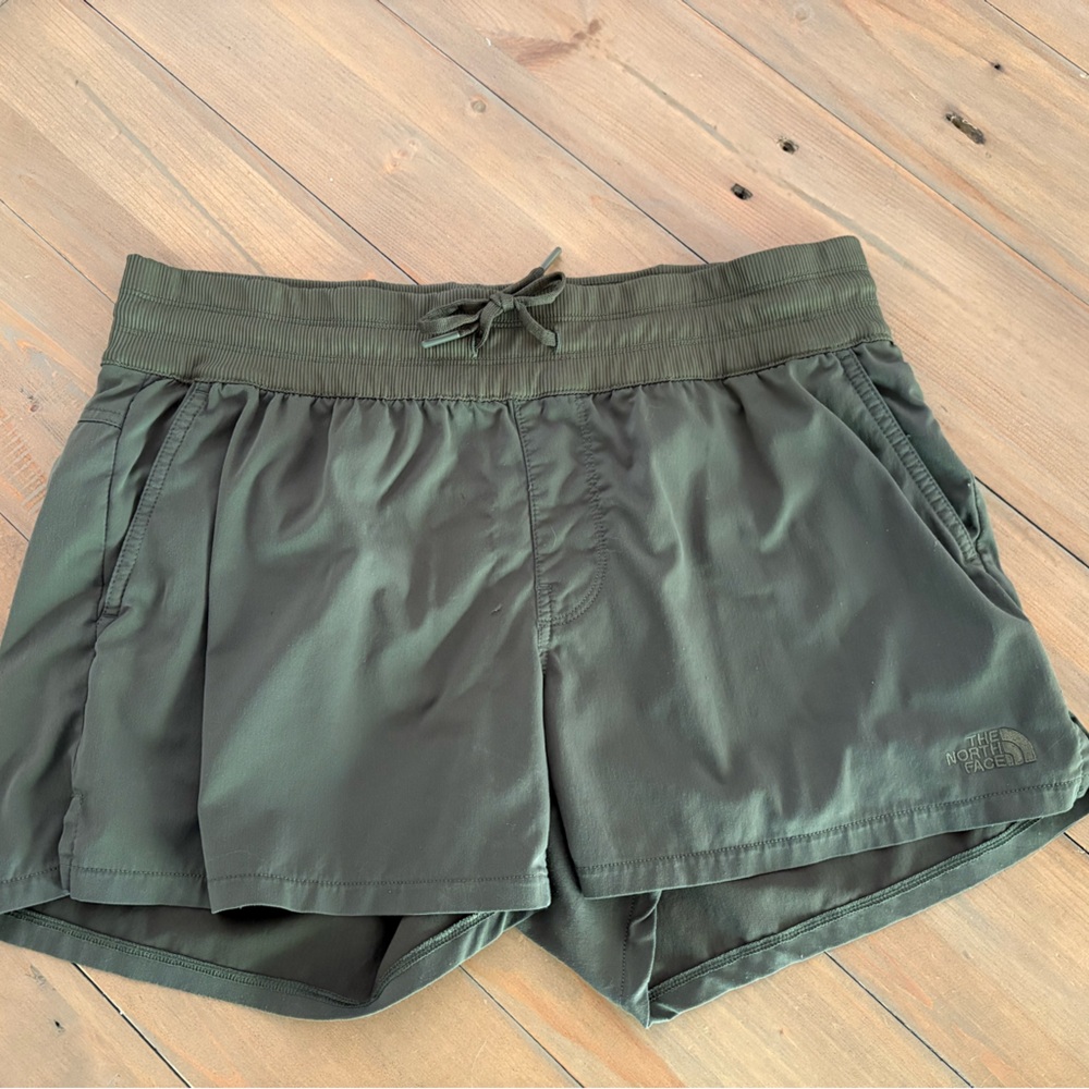 Olive Northface Athletic Shorts